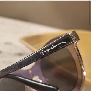 Giorgio Armani AR Silver Wrap Sunglasses